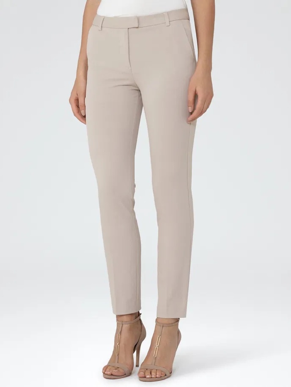 REISS Joanne Cropped Tailored Trousers